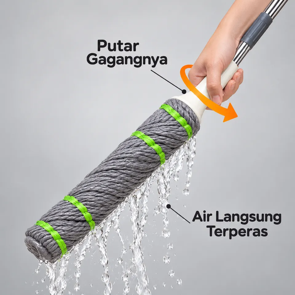 Kenalan dengan Magic Twist Mop